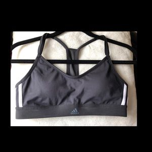Adidas 3 Stripe Racerback Sports Bra